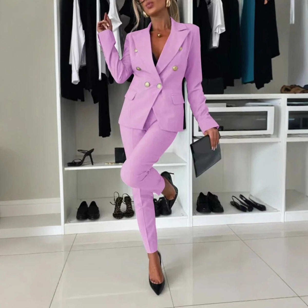 The Executive Agenda Blazer & Pants Suit