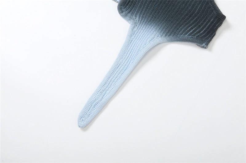 The Blue Hour Gradient Knit Skirt Set