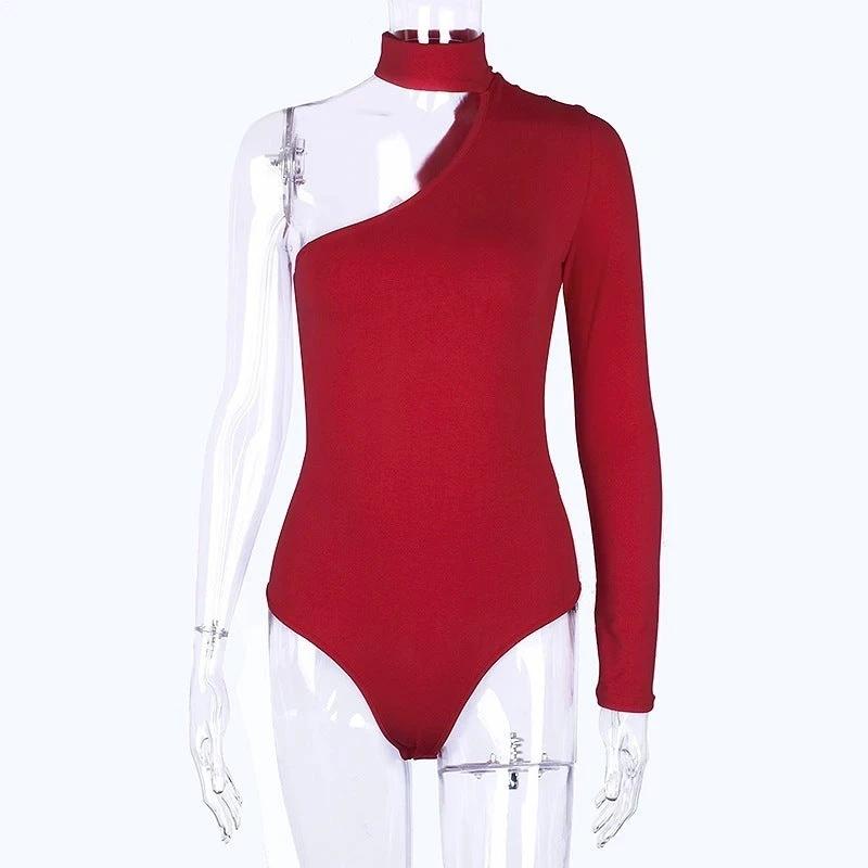 The Asymmetric Affair One-Shoulder Bodysuit