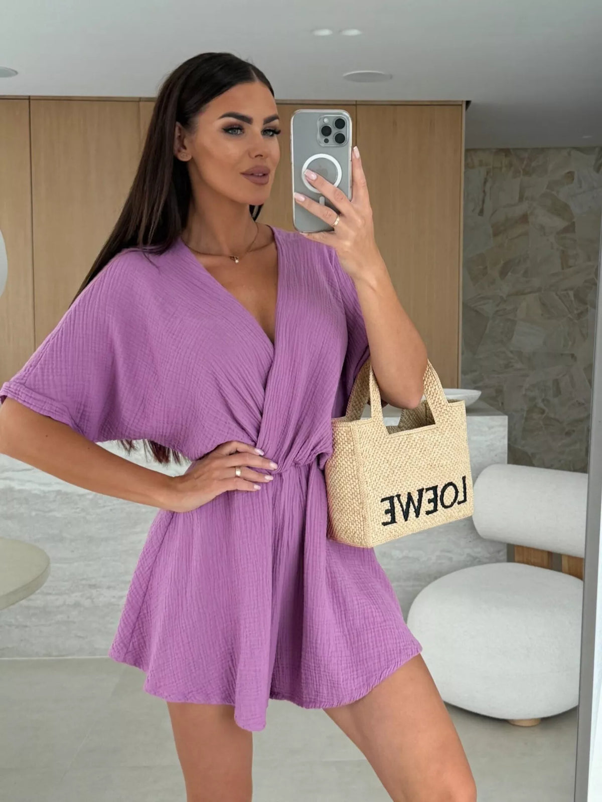 The Weekend Social Surplice Romper