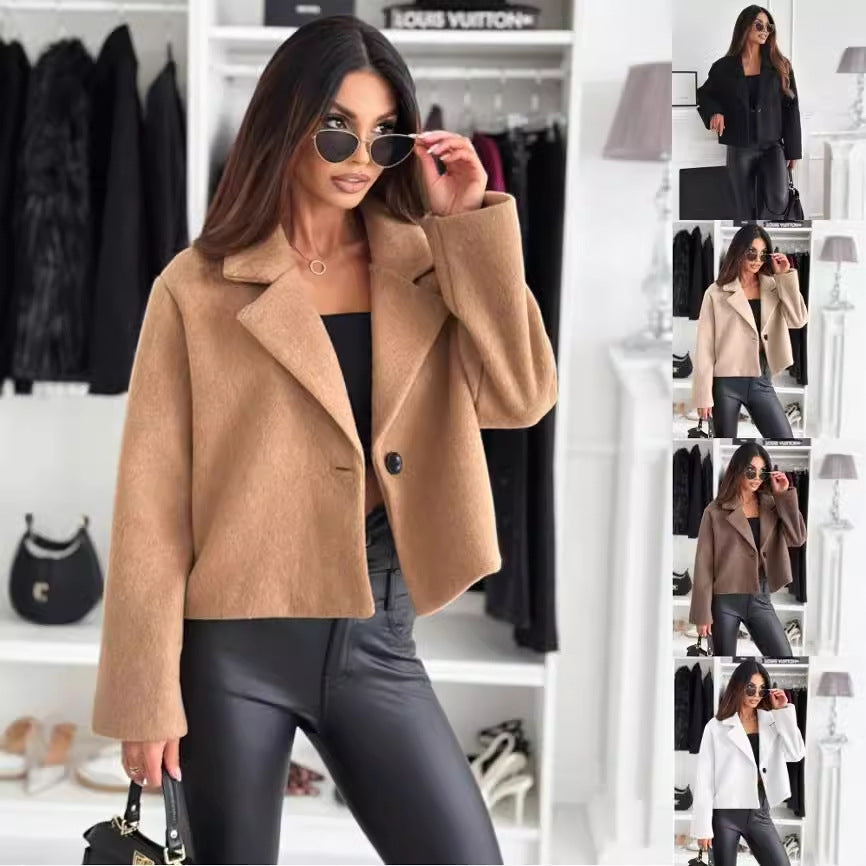 The Uptown Poise Short Lapel Coat
