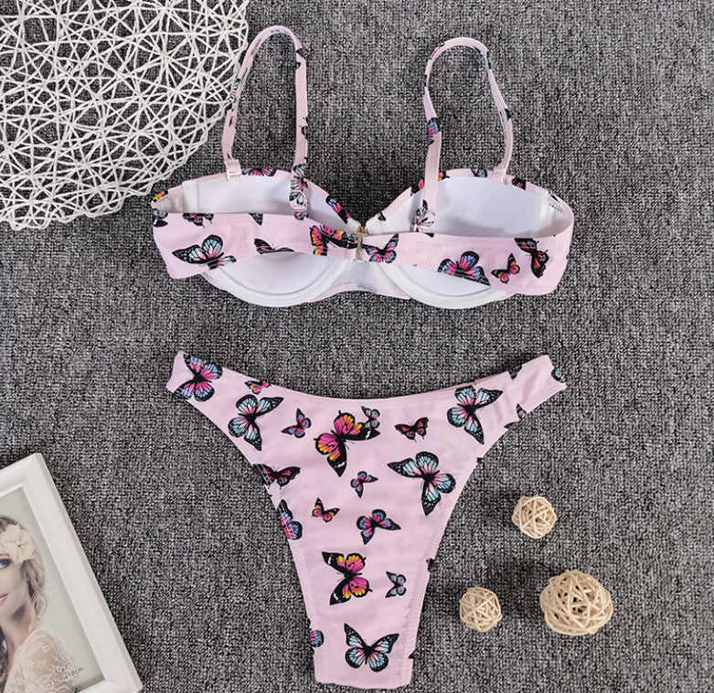 The Butterfly Escape Underwire Bikini Set