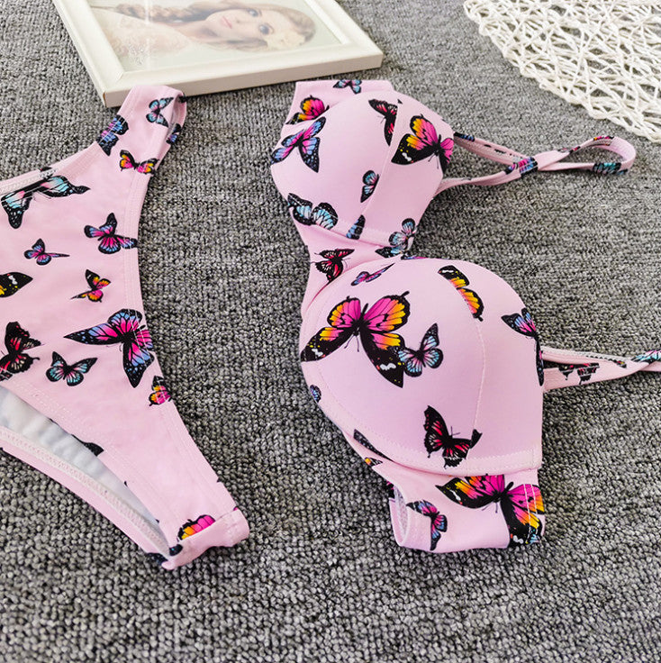The Butterfly Escape Underwire Bikini Set