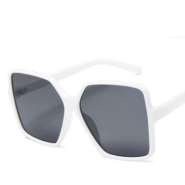 Oversized Vintage Sunglasses – UV400 Big Frame Fashion Shades
