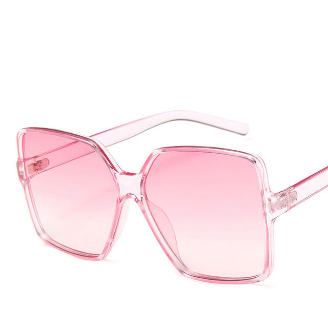 Oversized Vintage Sunglasses – UV400 Big Frame Fashion Shades