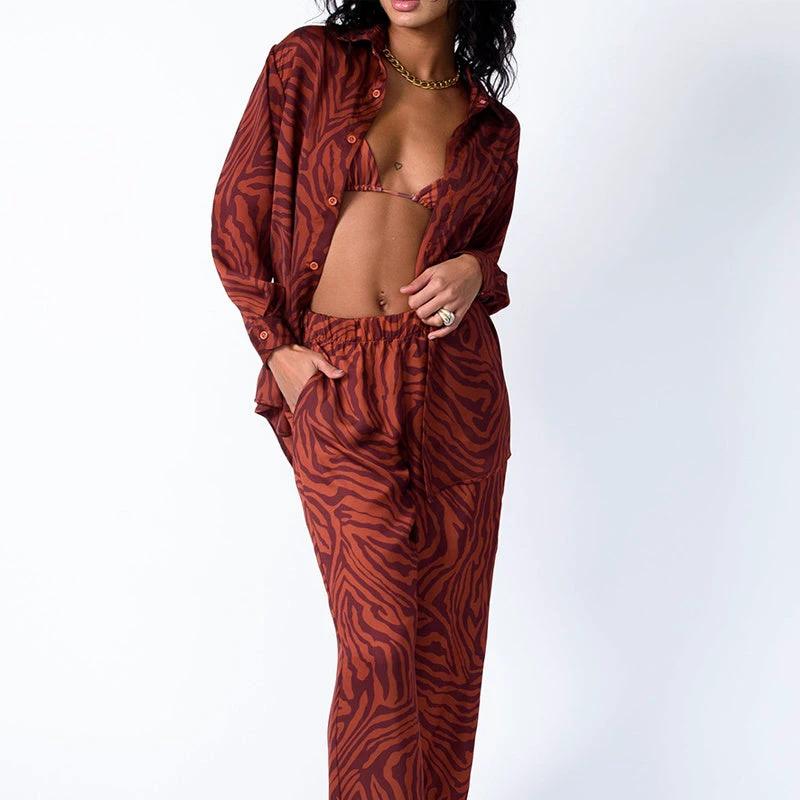 The Wild Leisure Three-Piece Printed Set