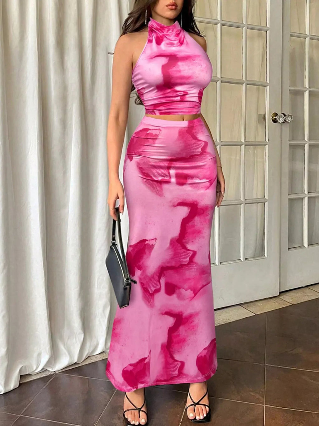 The Sunset Muse Halter & Mermaid Skirt Set