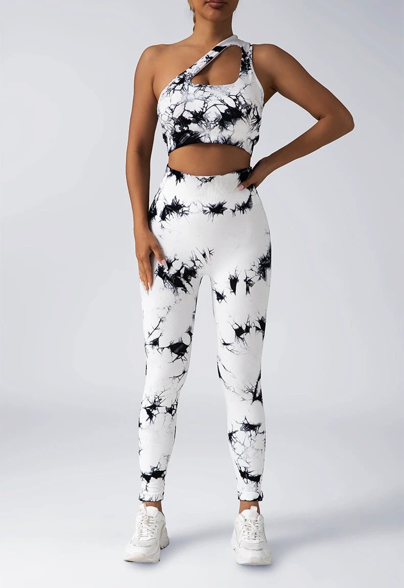 The Studio Swirl Asymmetric Yoga Set