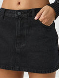 The Denim Days Washed Mini Skirt
