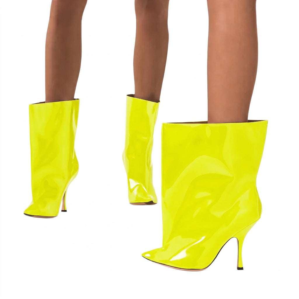The Gloss Agenda Pointed-Toe Flared Boots