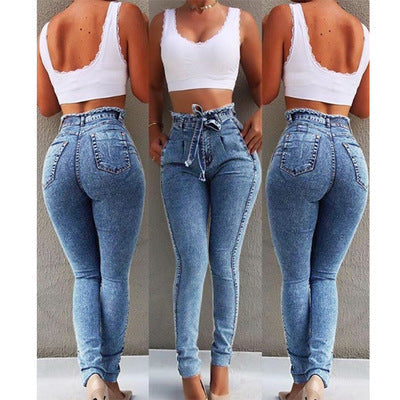 The Fringe Hem Boho Straight Leg Jeans
