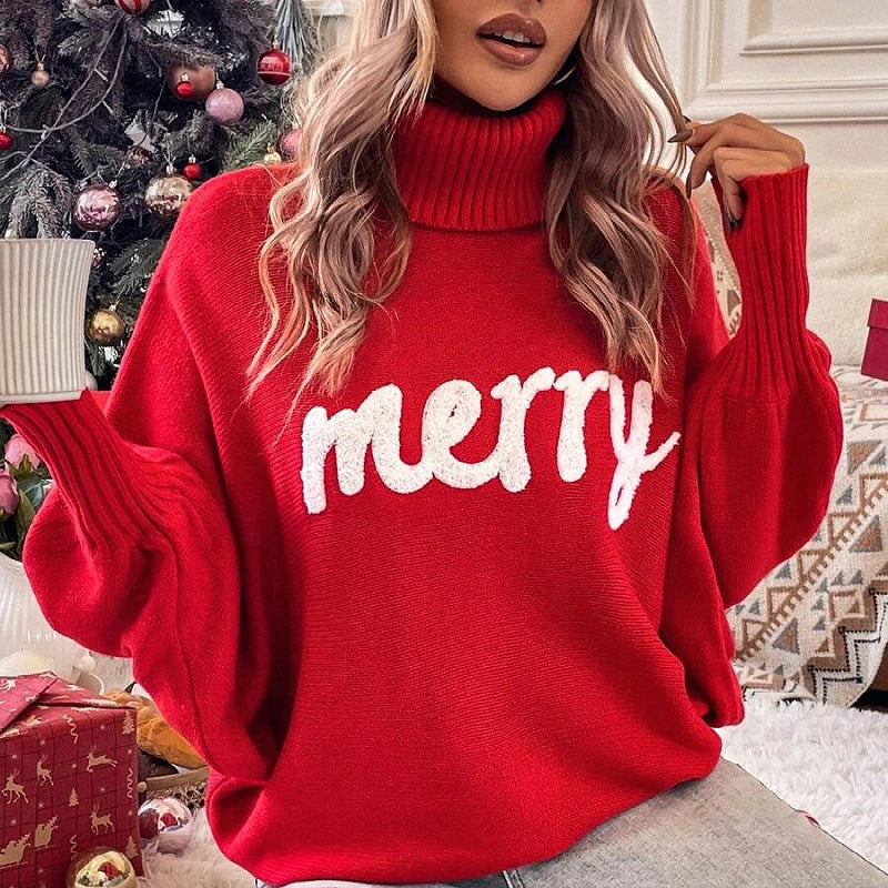 The Festive Social Holiday Turtleneck Sweater