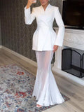 The Ivory Illusion Sheer Maxi Skirt