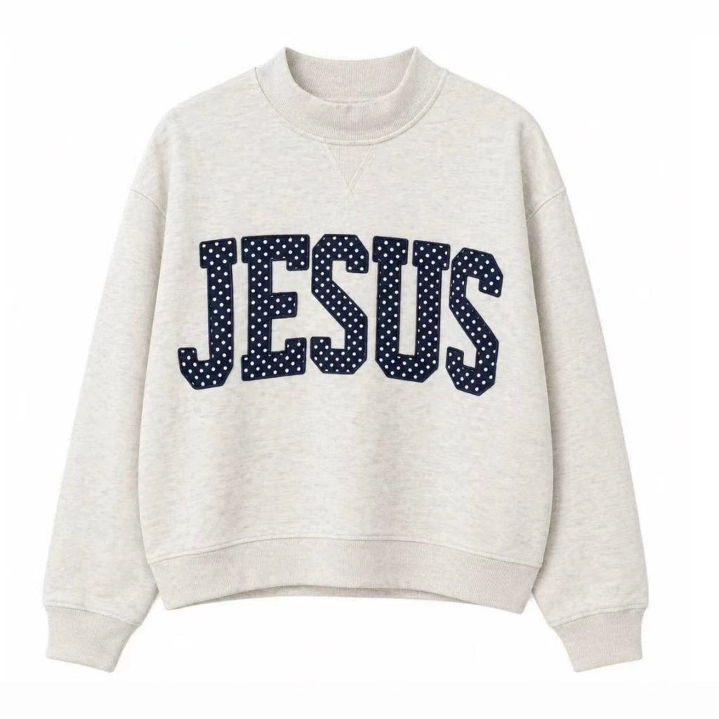 The Faith Statement JESUS Letter Sweatshirt
