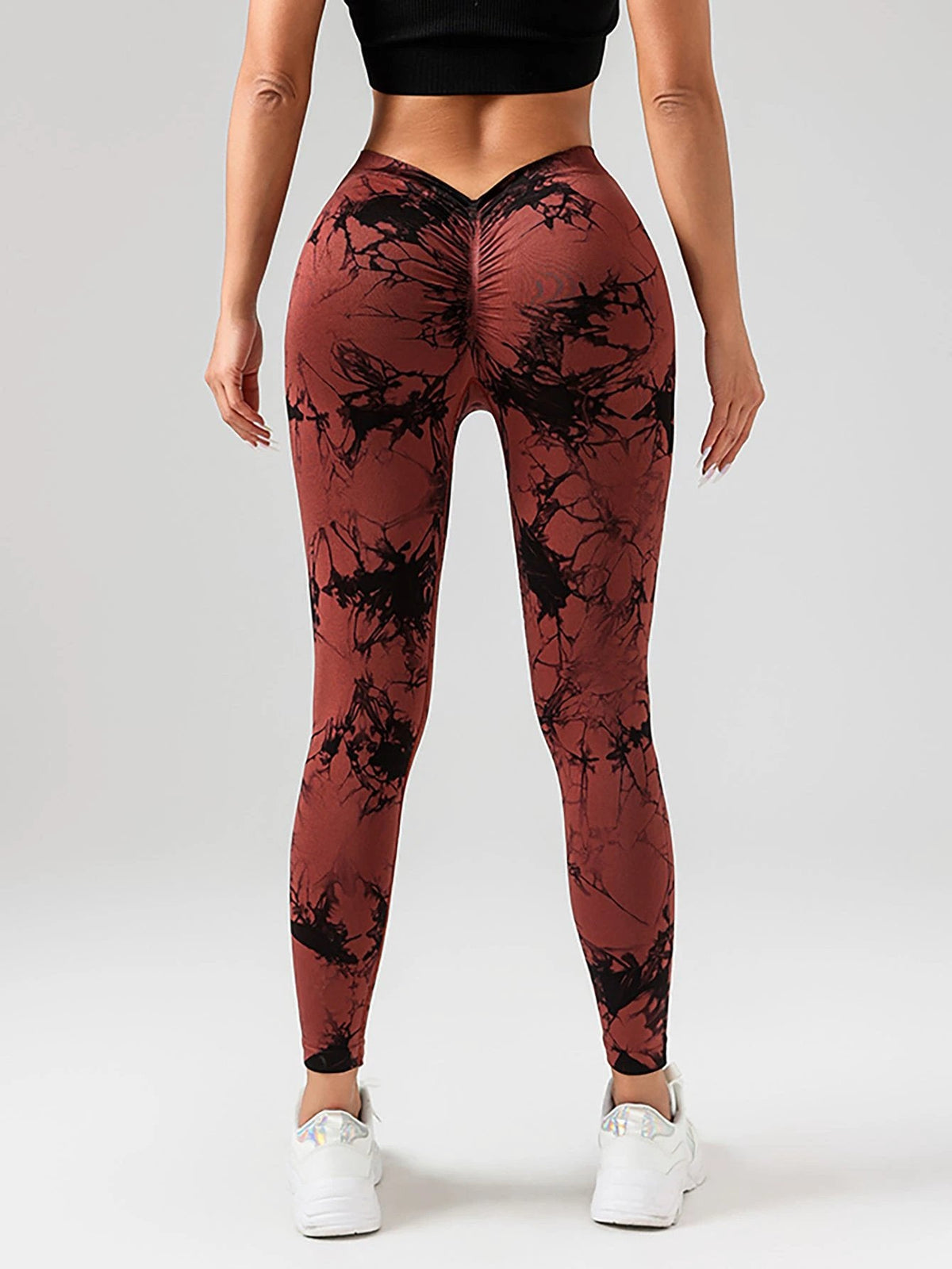 The Studio Marble High-Waist Leggings