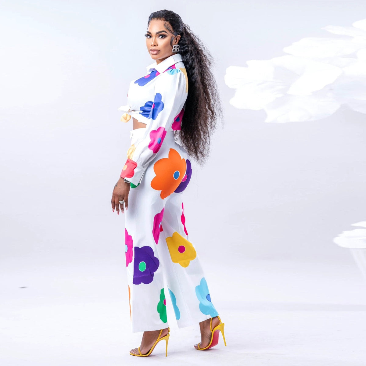 The Bloom Social Floral Shirt & Pants Set