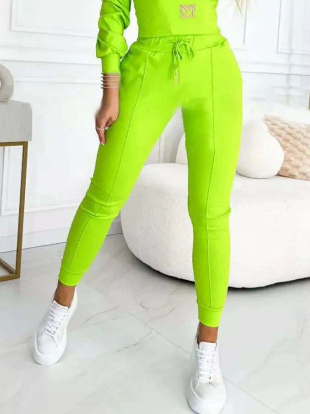 The Off-Duty Agenda Cropped Hoodie & Pants Set