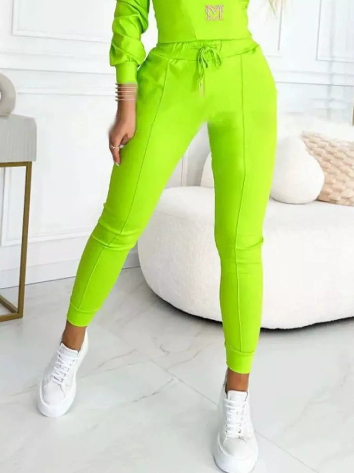 The Off-Duty Agenda Cropped Hoodie & Pants Set