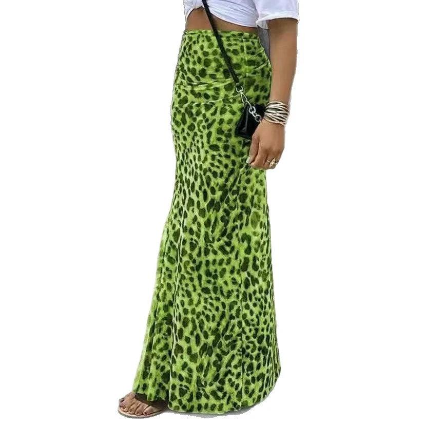 The Wild Spotlight Leopard Maxi Skirt