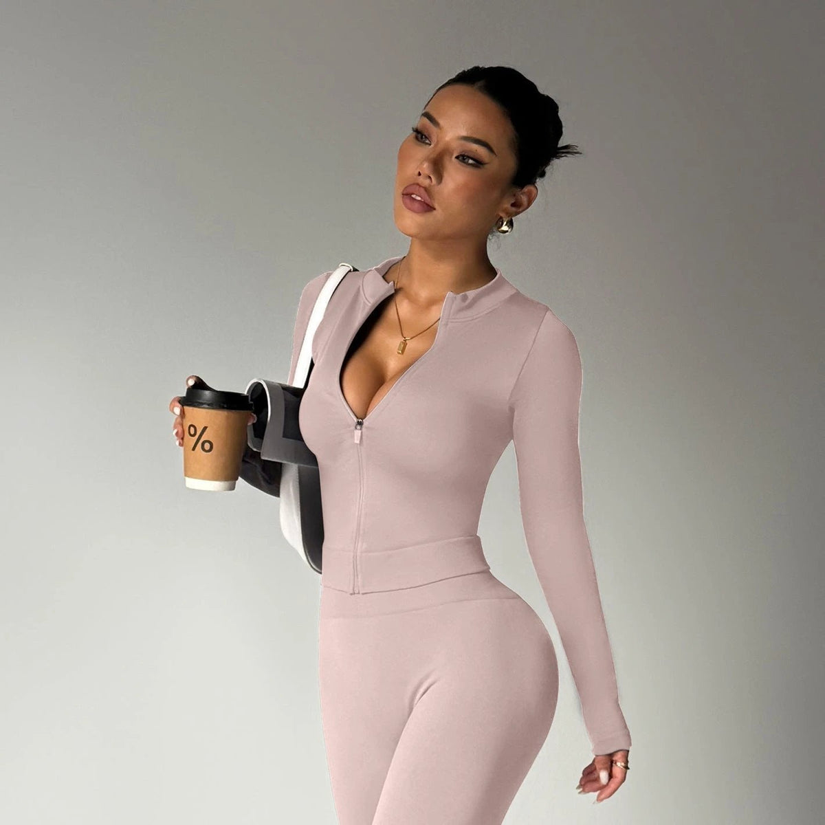 The Studio Poise Long-Sleeve Activewear Set