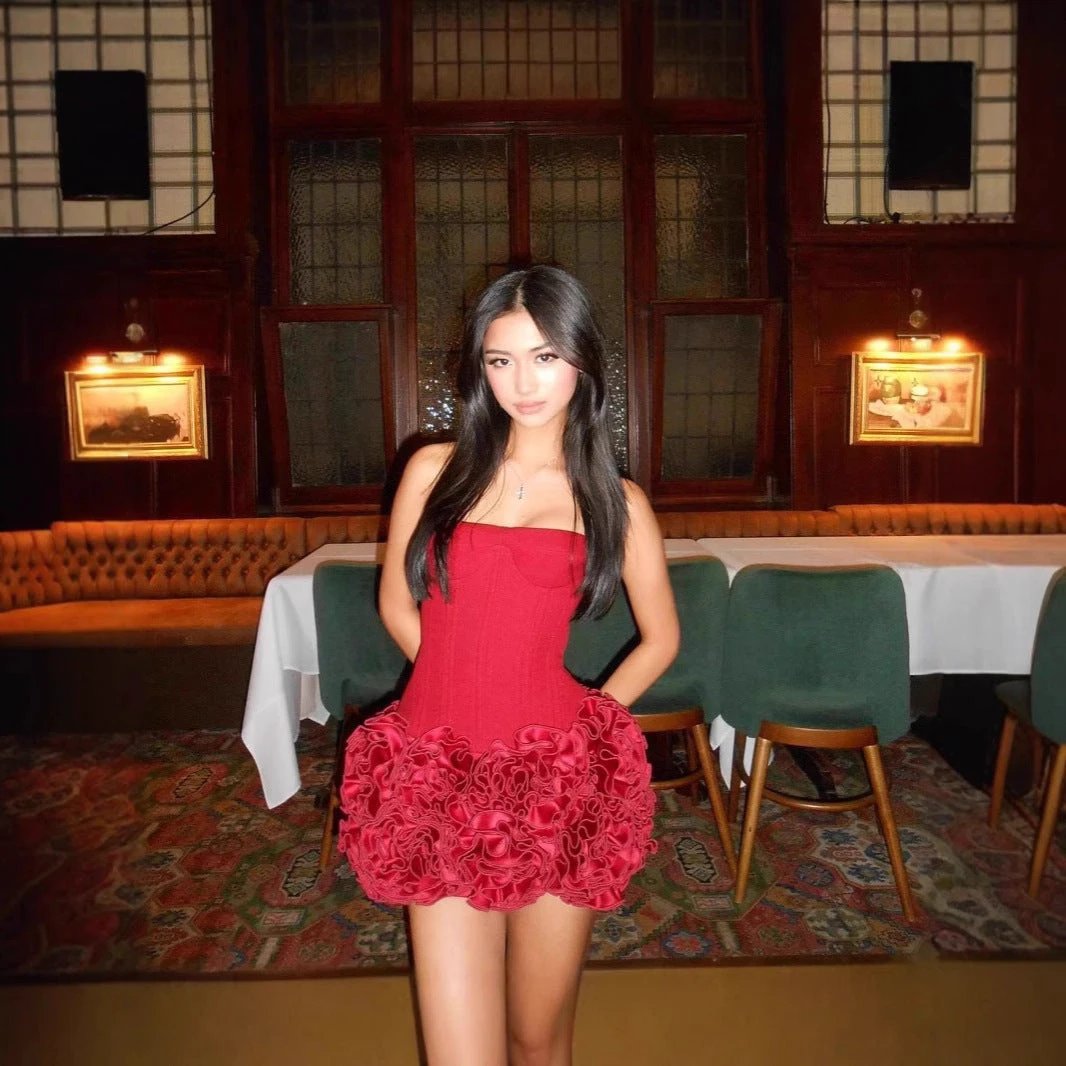 The Ruffle Entrance Top & Mini Skirt Collection
