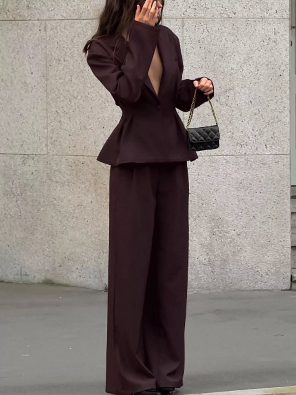 The Espresso Agenda Blazer & Pants Set