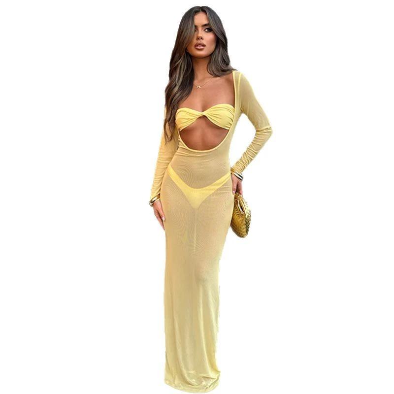 The Sheer Escape Mesh Three-Piece Look