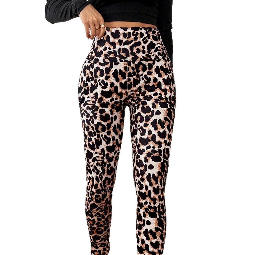 The Wild Stride High-Waist Leopard Leggings