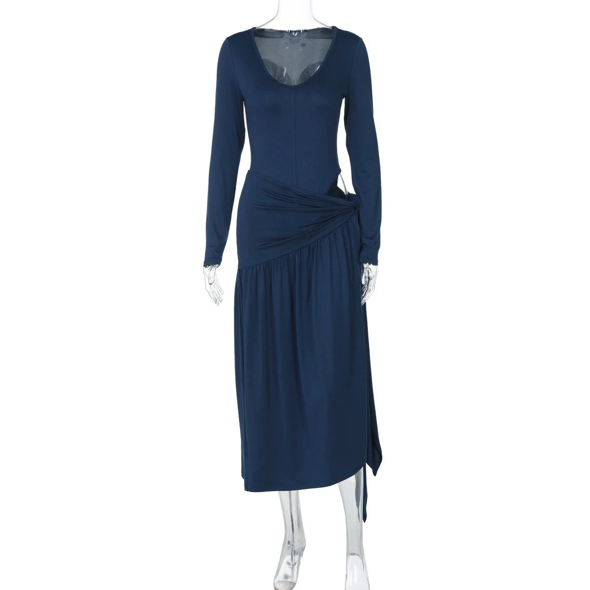 Midnight Muse Long Sleeve Cutout Dress