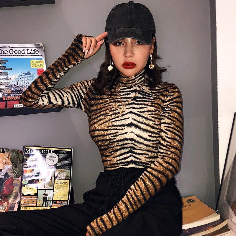 The Tiger Social High-Neck Bodysuit