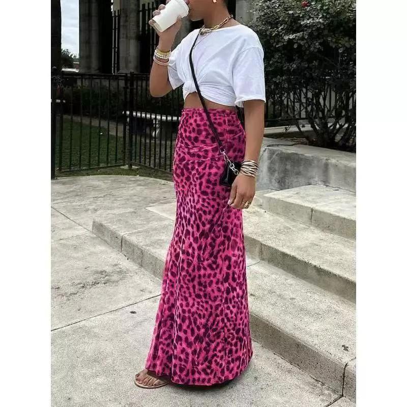 The Wild Spotlight Leopard Maxi Skirt