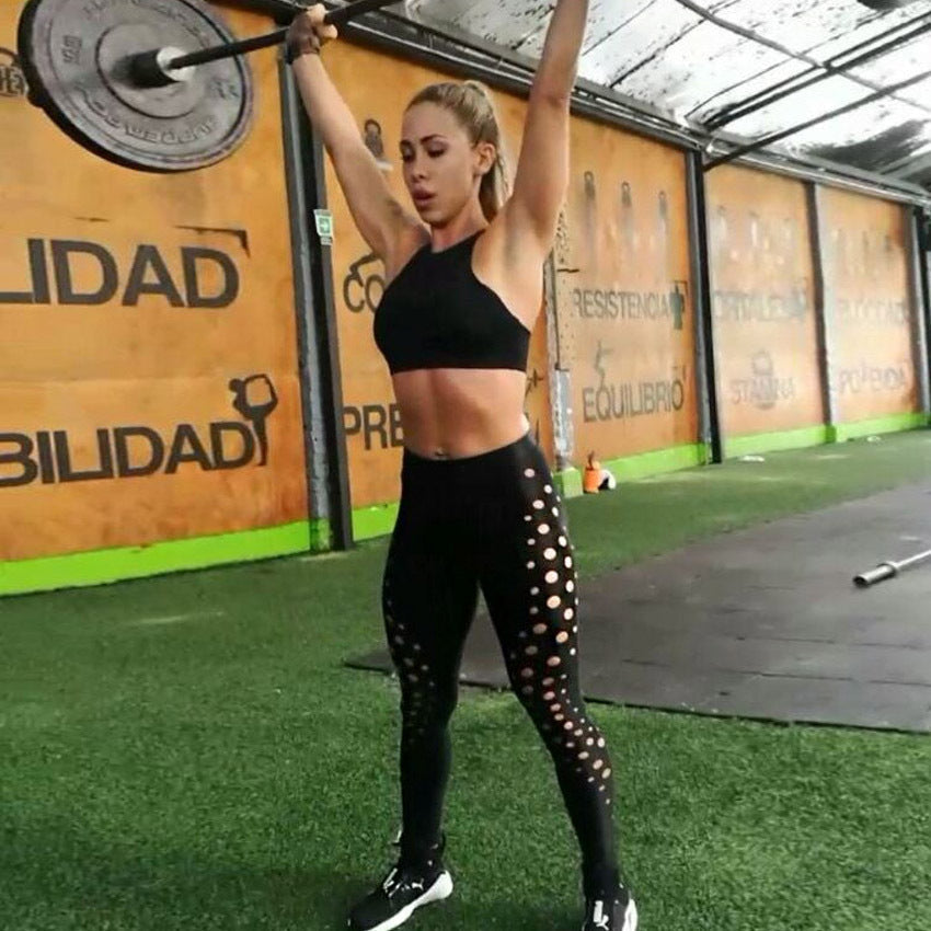 The Circle Edge Cutout Leggings