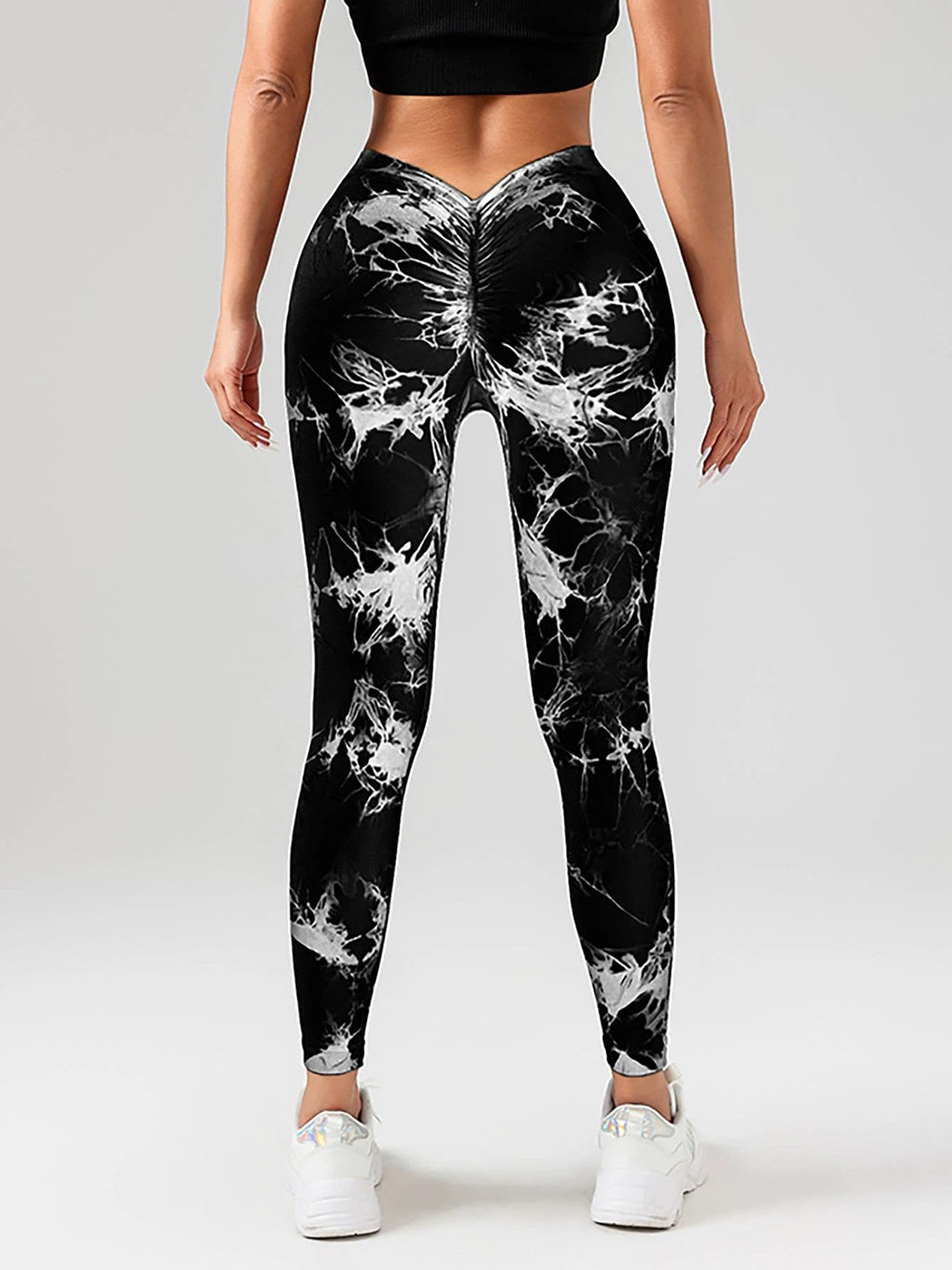 The Studio Marble High-Waist Leggings