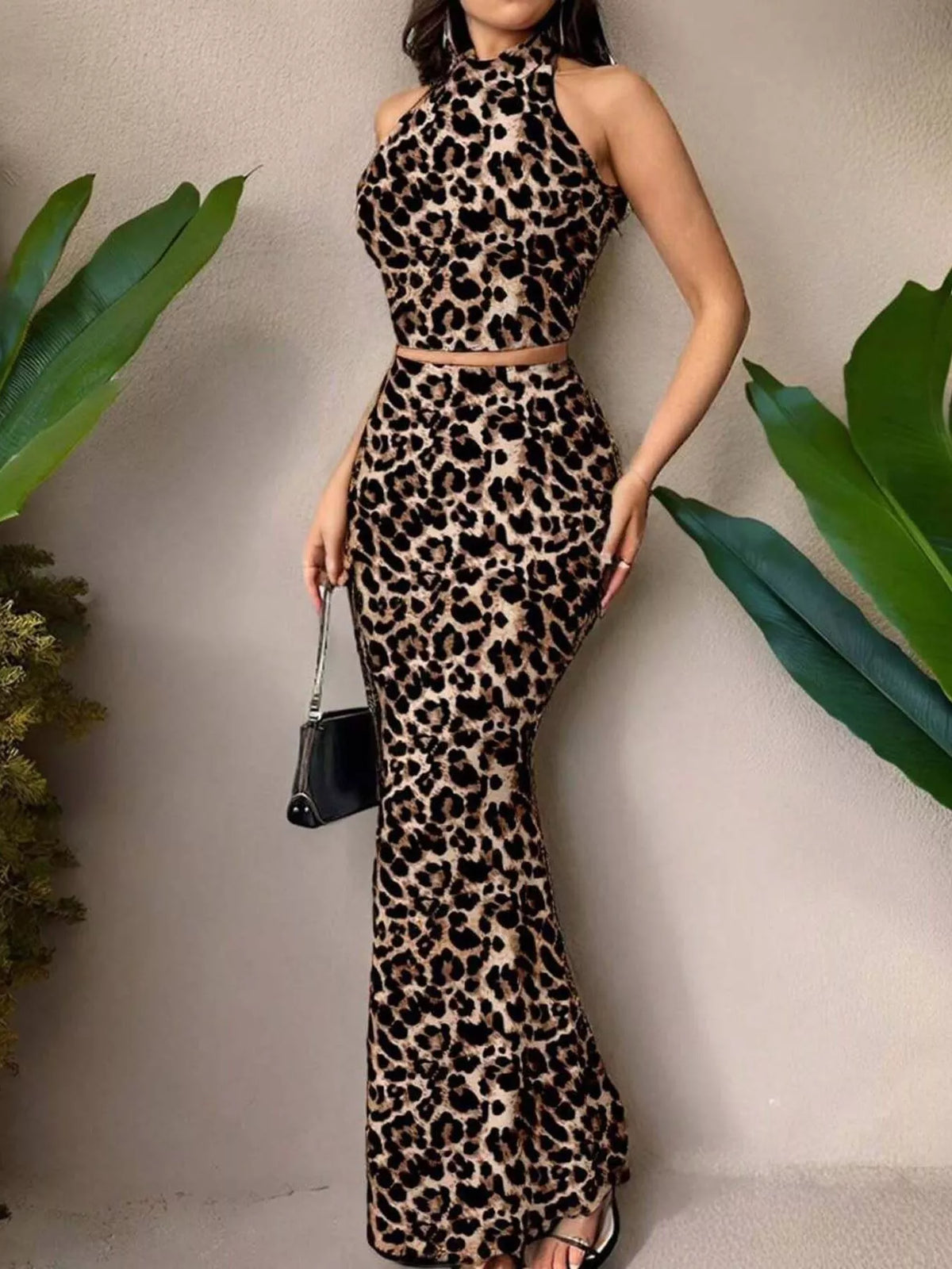The Sunset Muse Halter & Mermaid Skirt Set