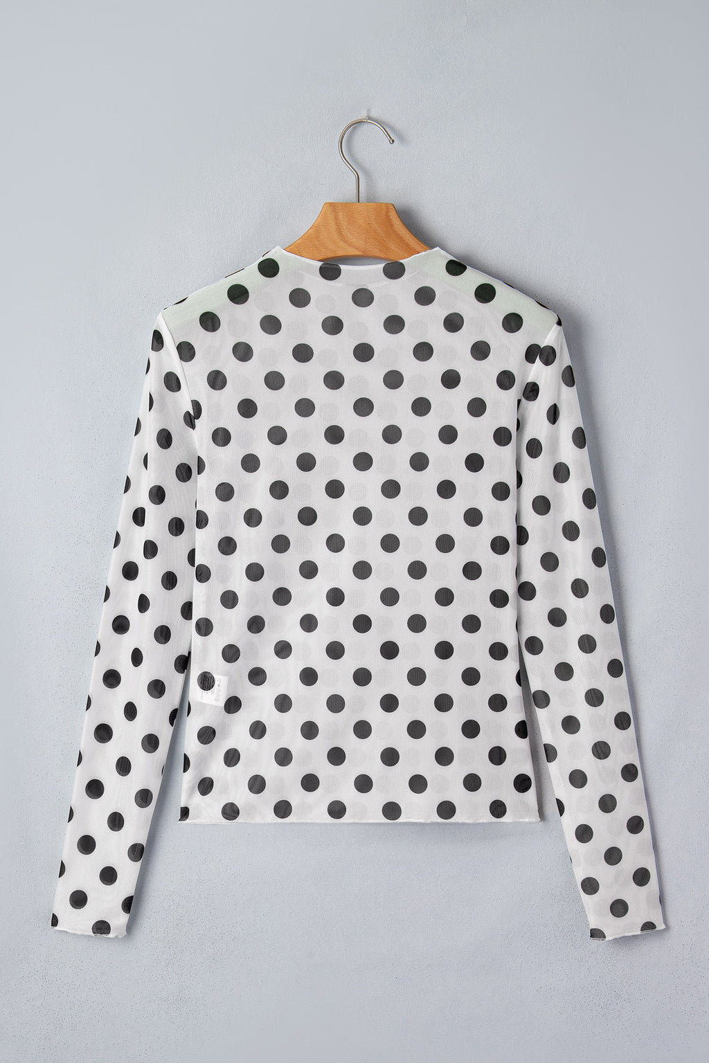 The Dot Social Sheer Mesh Top