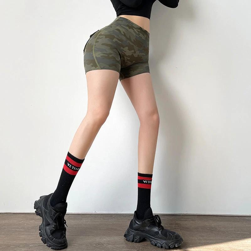 The Camo Motion Pocket Biker Shorts