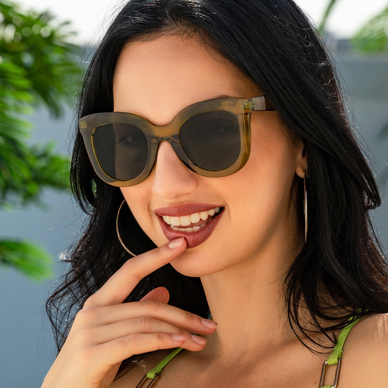Oversized Large Rim Sunglasses | Women's UV Protection Fashion Shades