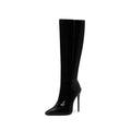 The Gloss Agenda Pointed-Toe Stiletto Boots