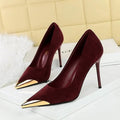 The Gilded Agenda Pointed-Toe Stiletto Pumps