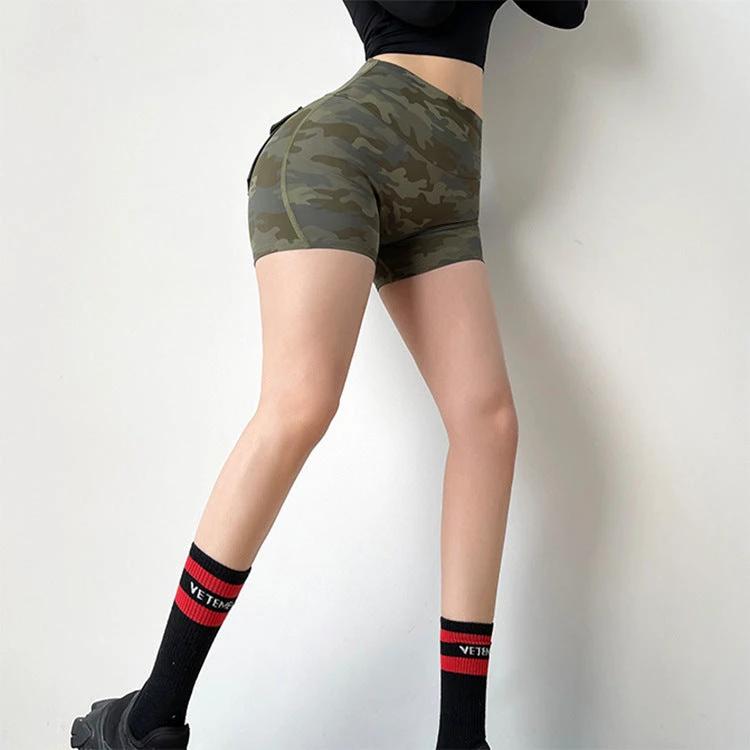 The Camo Motion Pocket Biker Shorts
