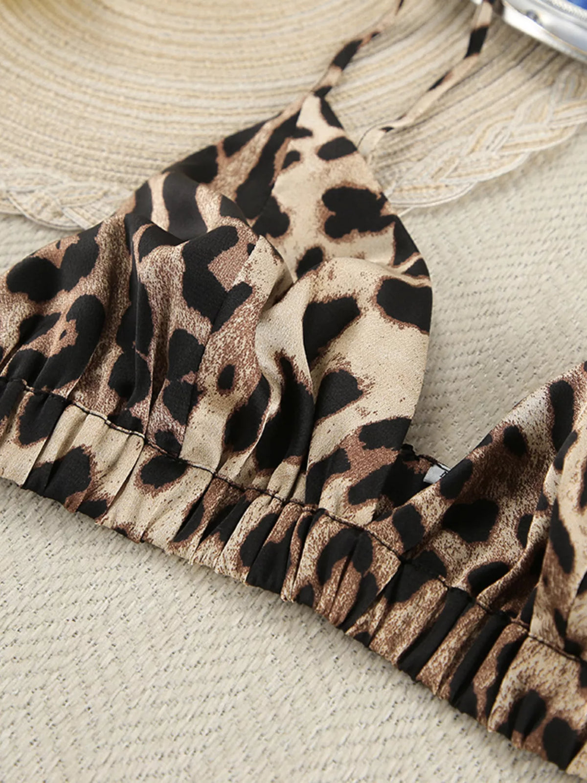 The Wild Leisure Leopard Three-Piece Lounge Set
