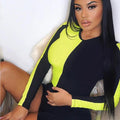 The Contrast Social Colorblock Bodysuit