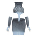 The Blue Hour Gradient Knit Skirt Set