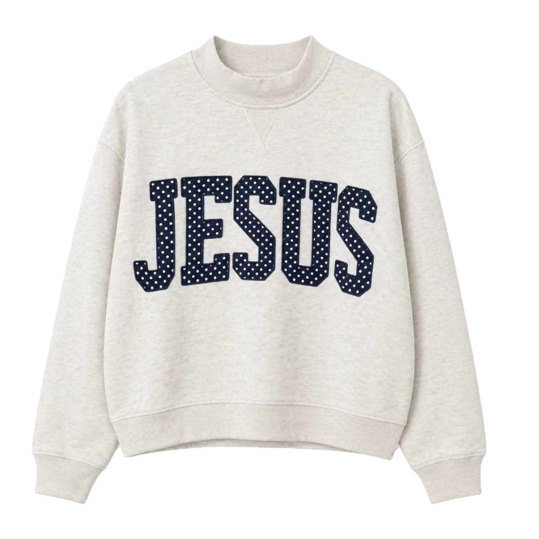 The Faith Statement JESUS Letter Sweatshirt