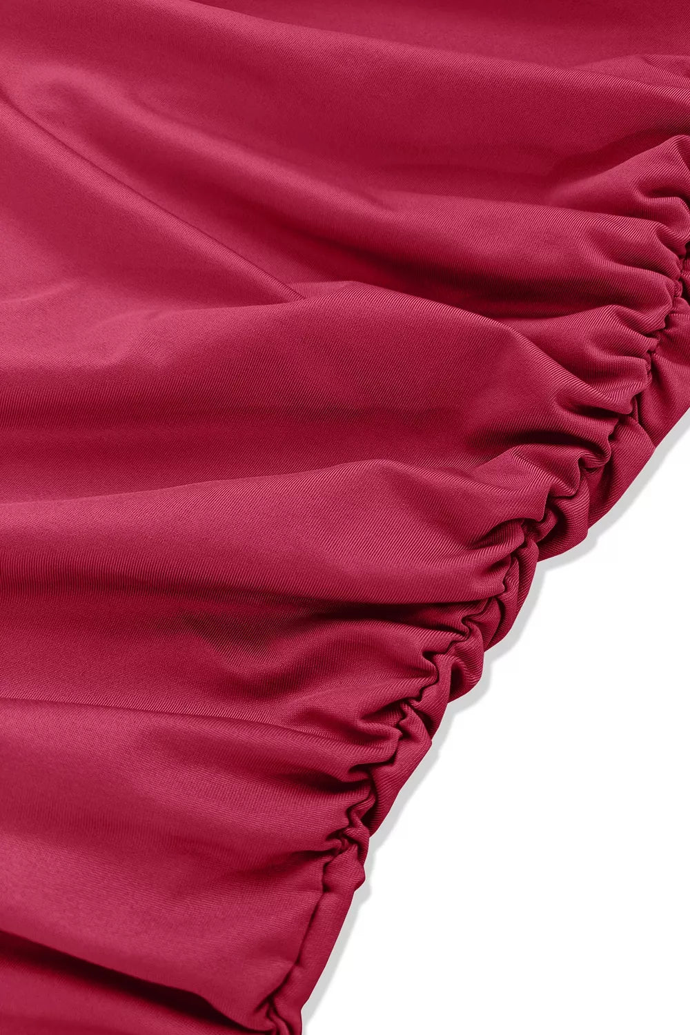 The Dinner Date Ruched Cowl Mini Dress