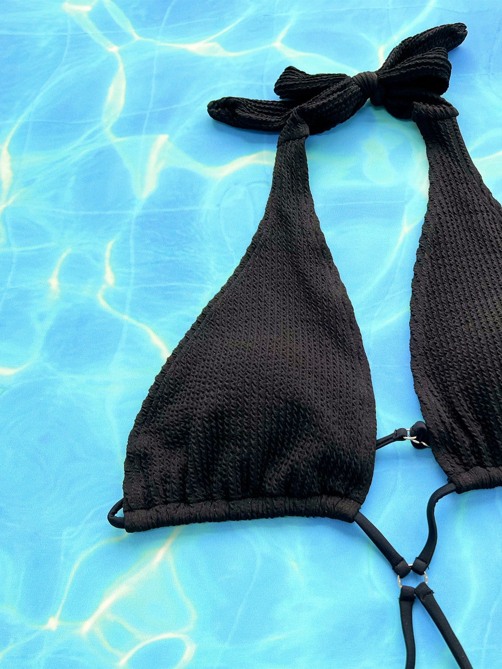 The Noir Escape Halter Cutout One-Piece