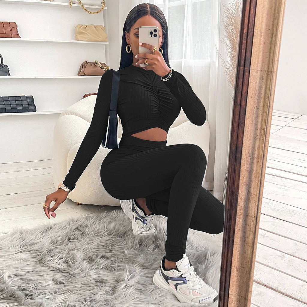 The Ruched Social Long-Sleeve Coordinated Look