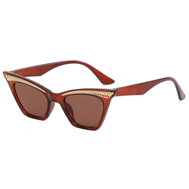 The Gilded Glance Cat-Eye Sunglasses