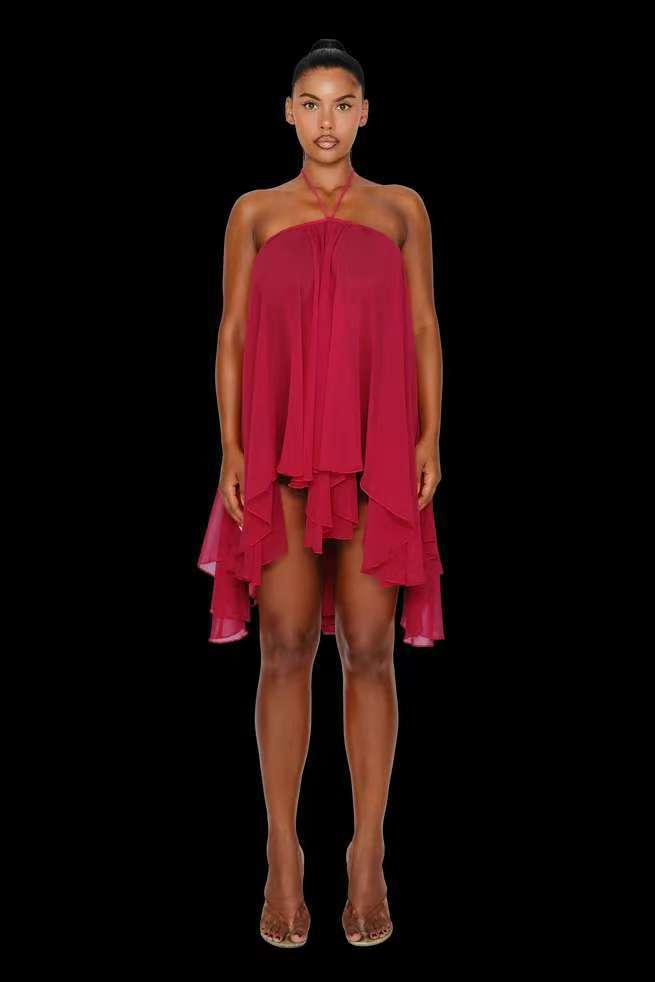 The Weekend Getaway Halter Tube Top Dress