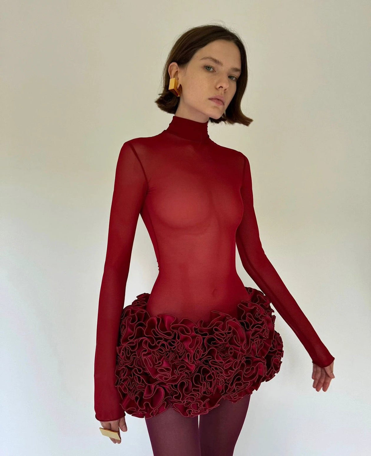 The Ruffle Entrance Top & Mini Skirt Collection